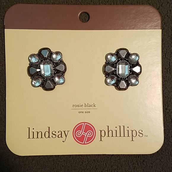 Lindsay Phillips rhinestone shoe snaps EUC